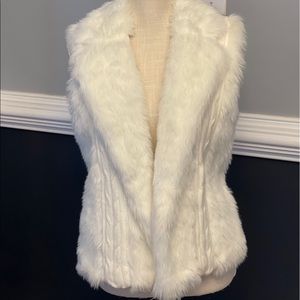 Faux fur vest